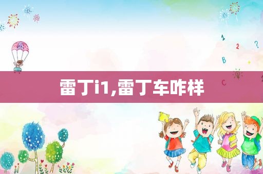 雷丁i1,雷丁车咋样  第1张