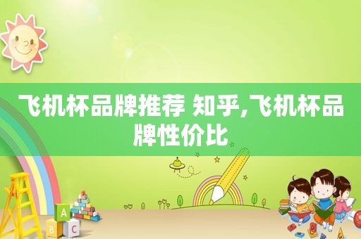 飞机杯品牌推荐 知乎,飞机杯品牌性价比