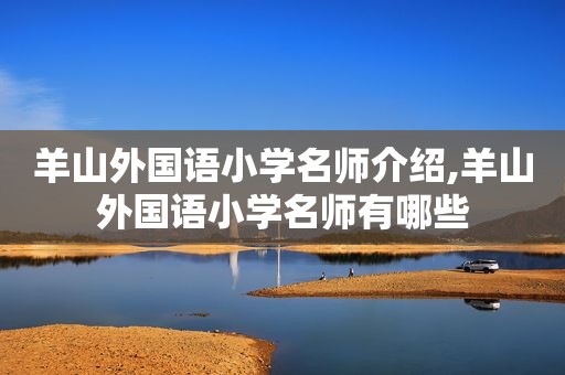 羊山外国语小学名师介绍,羊山外国语小学名师有哪些  第1张