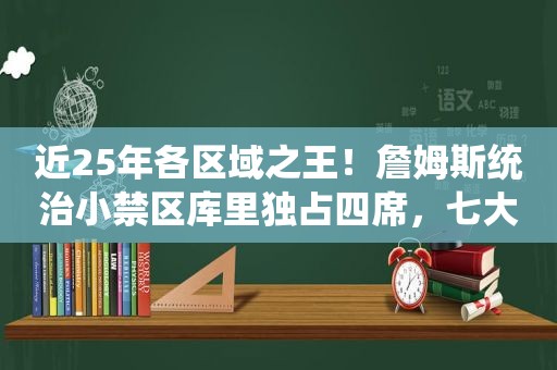 近25年各区域之王！詹姆斯统治小禁区库里独占四席，七大名宿上榜
