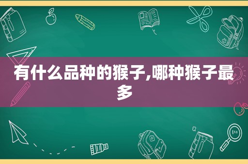 有什么品种的猴子,哪种猴子最多