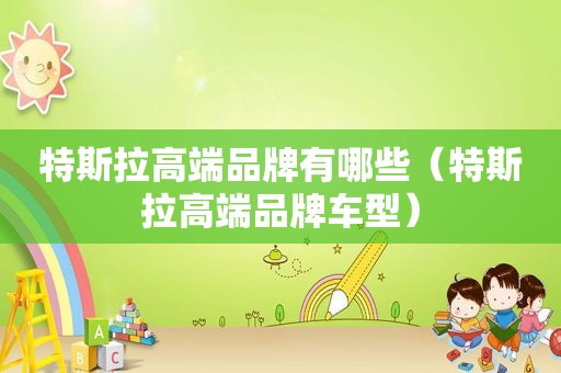 特斯拉高端品牌有哪些（特斯拉高端品牌车型）