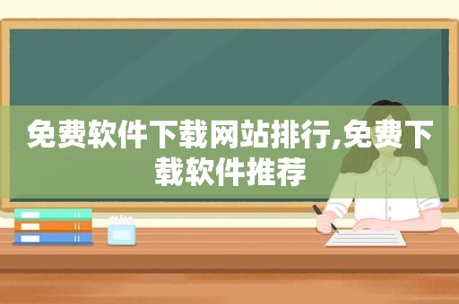 免费软件下载网站排行,免费下载软件推荐