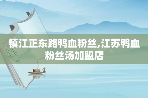 镇江正东路鸭血粉丝,江苏鸭血粉丝汤加盟店