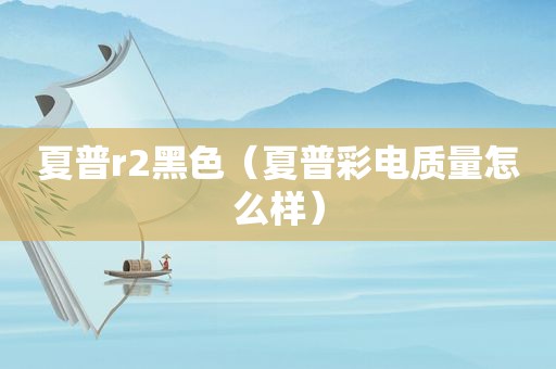 夏普r2黑色（夏普彩电质量怎么样）
