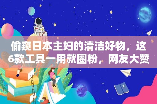  *** 日本主妇的清洁好物，这6款工具一用就圈粉，网友大赞实用  第1张
