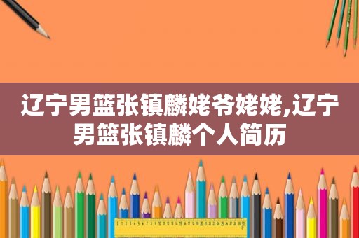 辽宁男篮张镇麟姥爷姥姥,辽宁男篮张镇麟个人简历