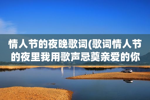 情人节的夜晚歌词(歌词情人节的夜里我用歌声忌奠亲爱的你是)