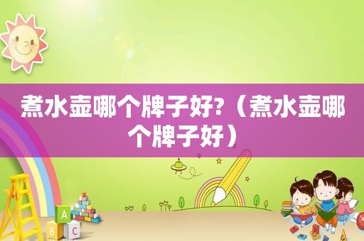 煮水壶哪个牌子好?（煮水壶哪个牌子好）