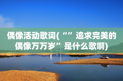 偶像活动歌词(“”追求完美的偶像万万岁”是什么歌啊)