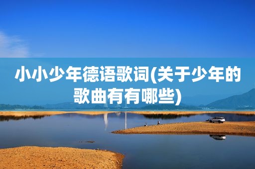 小小少年德语歌词(关于少年的歌曲有有哪些)