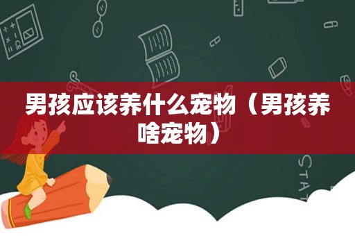 男孩应该养什么宠物（男孩养啥宠物）