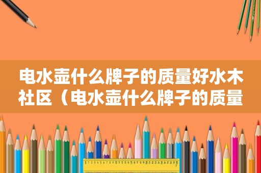 电水壶什么牌子的质量好水木社区（电水壶什么牌子的质量好）