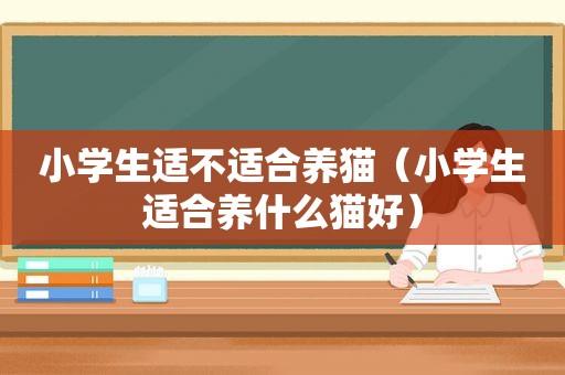 小学生适不适合养猫（小学生适合养什么猫好）