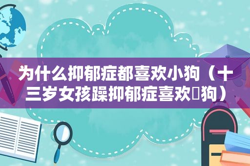 为什么抑郁症都喜欢小狗（十三岁女孩躁抑郁症喜欢奍狗）