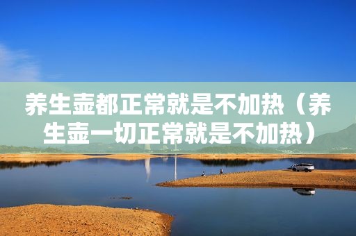 养生壶都正常就是不加热（养生壶一切正常就是不加热）