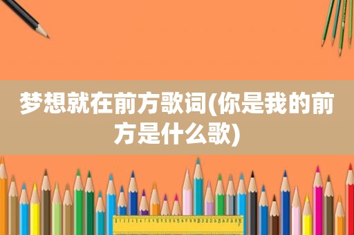 梦想就在前方歌词(你是我的前方是什么歌)