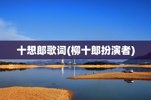 十想郎歌词(柳十郎扮演者)