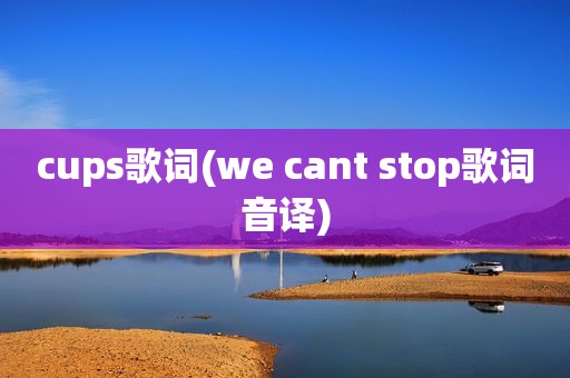 cups歌词(we cant stop歌词音译)