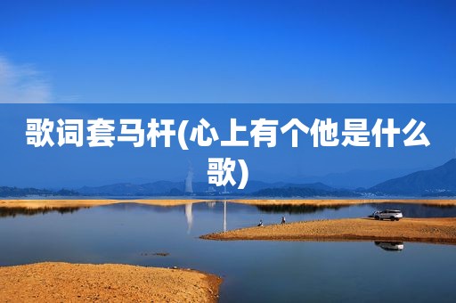 歌词套马杆(心上有个他是什么歌)