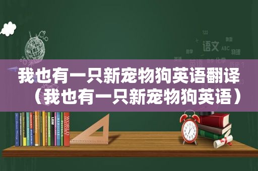 我也有一只新宠物狗英语翻译（我也有一只新宠物狗英语）