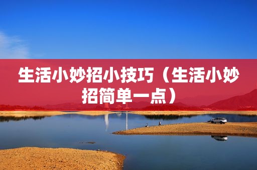 生活小妙招小技巧（生活小妙招简单一点）