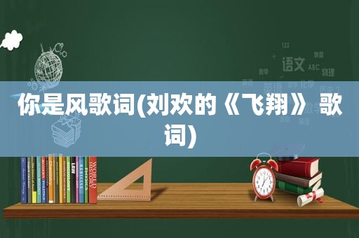 你是风歌词(刘欢的《飞翔》 歌词)