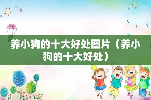 养小狗的十大好处图片（养小狗的十大好处）