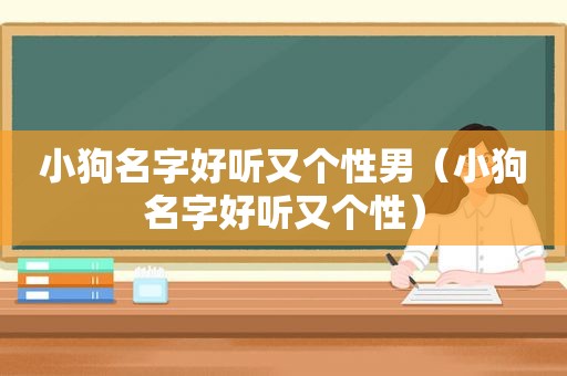 小狗名字好听又个性男（小狗名字好听又个性）
