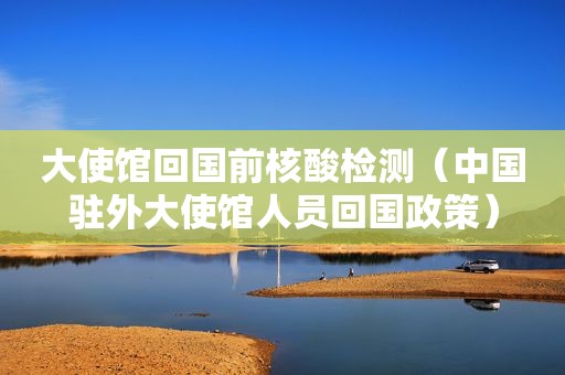 大使馆回国前核酸检测（中国驻外大使馆人员回国政策）