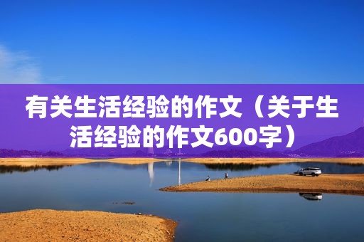 有关生活经验的作文（关于生活经验的作文600字）