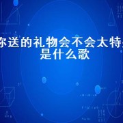 你送的礼物会不会太特别是什么歌