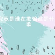 究竟是谁在欺骗谁是什么歌