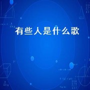 有些人是什么歌（有些人是什么歌曲的词）