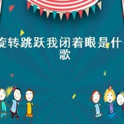 旋转跳跃我闭着眼是什么歌