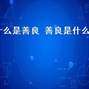 什么是善良 善良是什么歌（什么叫做善良歌词）