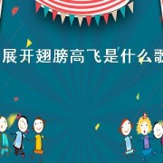 展开翅膀高飞是什么歌（展翅飞翔是什么歌）