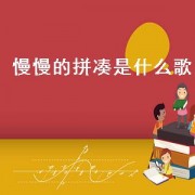 慢慢的拼凑是什么歌