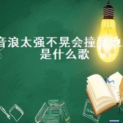 音浪太强不晃会撞到地上是什么歌