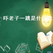 吓老子一跳是什么歌