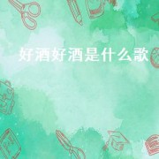 好酒好酒是什么歌