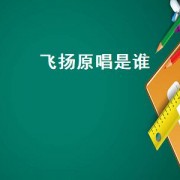 飞扬原唱是谁