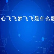 心飞飞梦飞飞是什么歌（心飞飞梦飞飞这首歌是谁唱的）