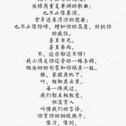 带守字的诗词
