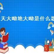 天大呦地大呦是什么歌（天大地大是什么歌）