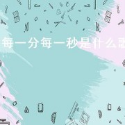 每一分每一秒是什么歌（每一分每一秒歌词是什么歌）