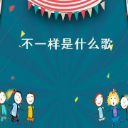 不一样是什么歌