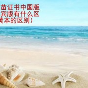 国际疫苗证书中国版与菲律宾版有什么区别(小黄本的区别)