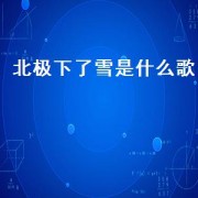 北极下了雪是什么歌