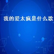我的爱太疯是什么歌